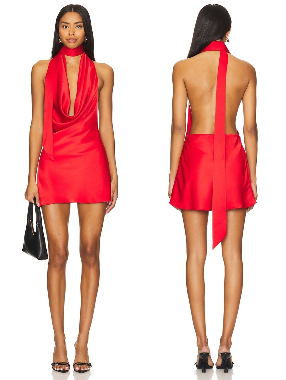 Lovers + Friends Maggie MacDonald Nova Mini Dress Cherry Red Small NWT New